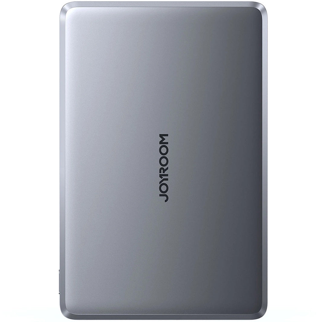 External Battery Joyroom JR-PBM08 MagSafe, 5000mAh, 20W, PD + FQI, 1 x QI - 1 x USB-C, Grey 