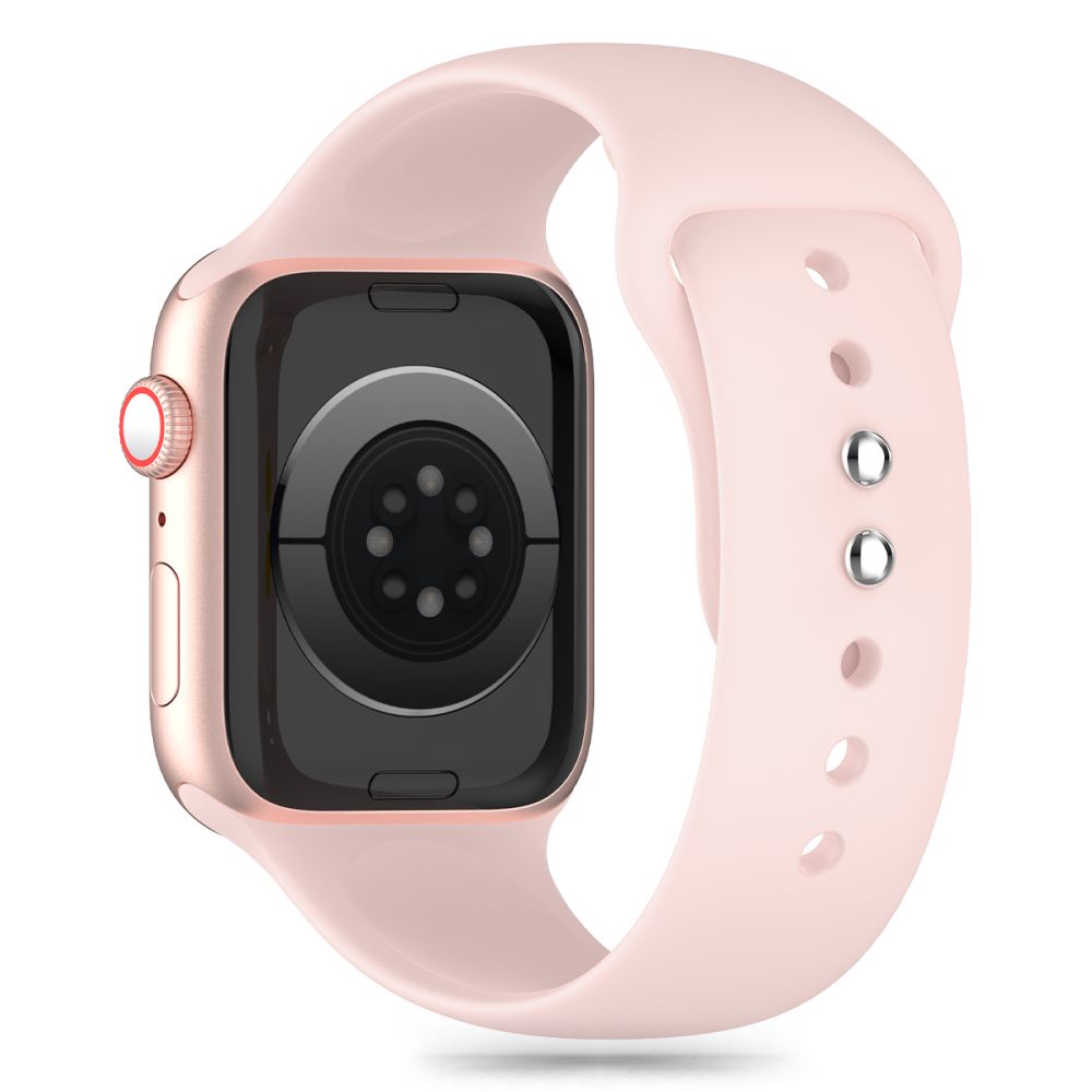 Tech-Protect Siliconen Bandje voor Apple Watch 41mm / 40mm / 38mm Series, Roze 