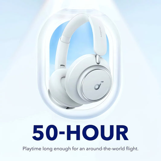 Anker SoundCore Space Q45 Bluetooth Handsfree, Multipoint, A2DP, ANC, White A3040G21 