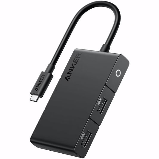 Anker 332 USB-C Hub, 2 x USB-A - 2 x USB-C - 1 x HDMI, Black A8356G11 